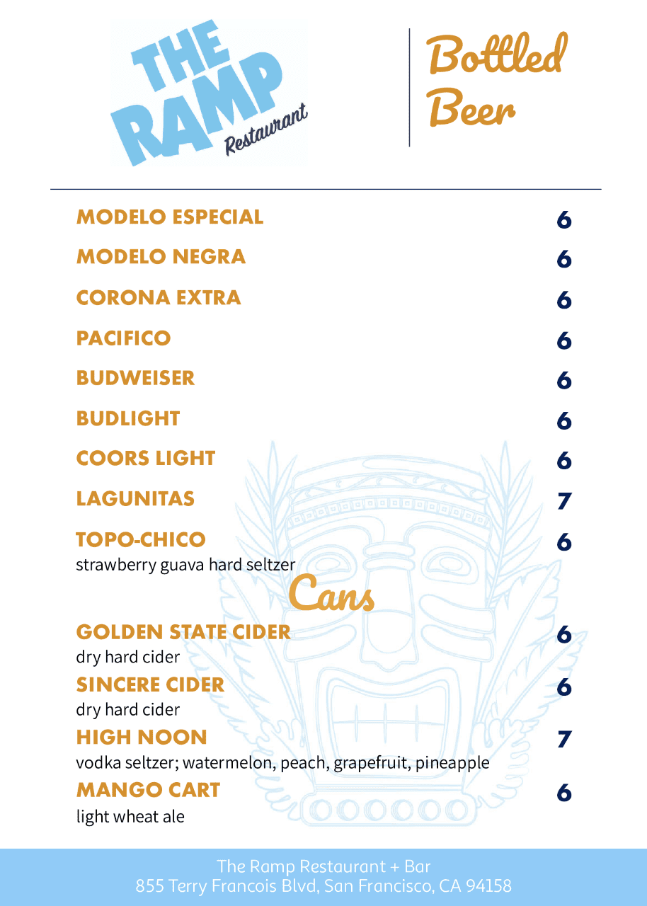 modelo bottle beer - Drink Menu-0005