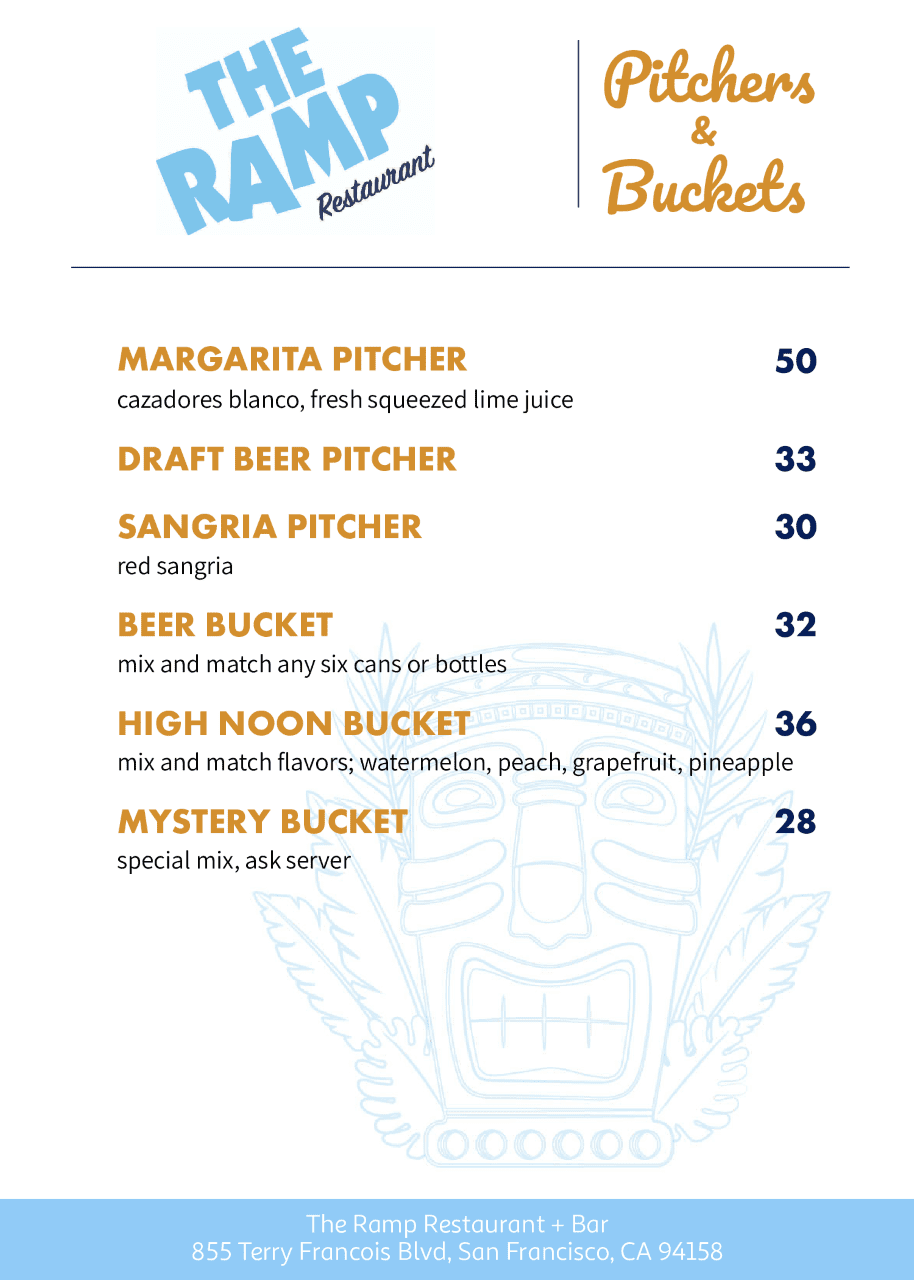 pitchers & buckets - Drink Menu-0002